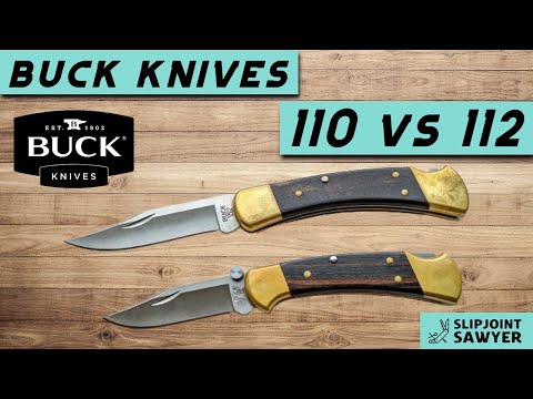 Buck Knife 110 Vs 112