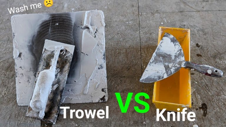 Drywall Knife Vs Trowel