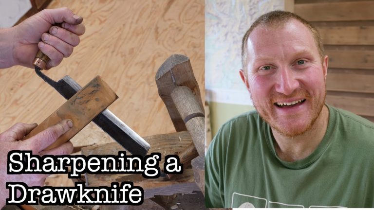 How to Sharpen a Draw Knife