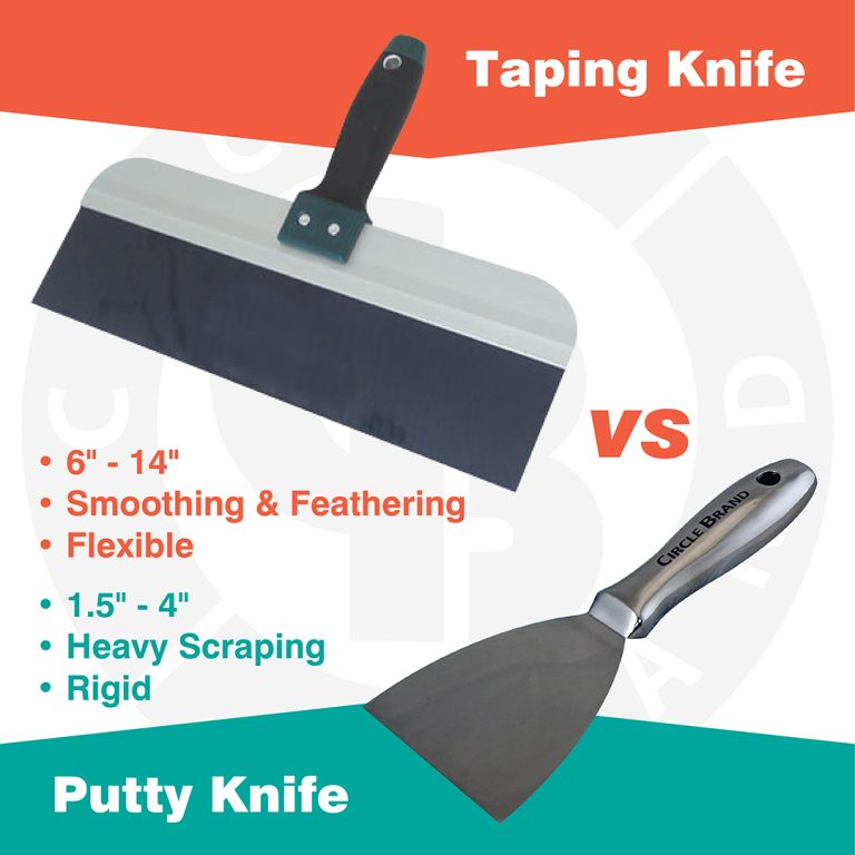 Putty Knife Vs Scraper