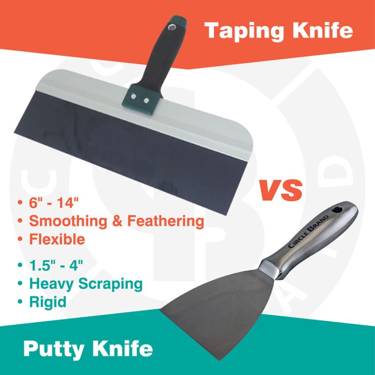 Taping Knife Vs Joint Knife