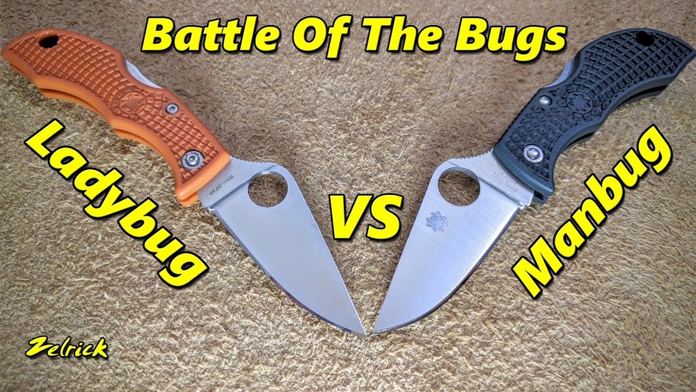 Spyderco Ladybug Vs Manbug